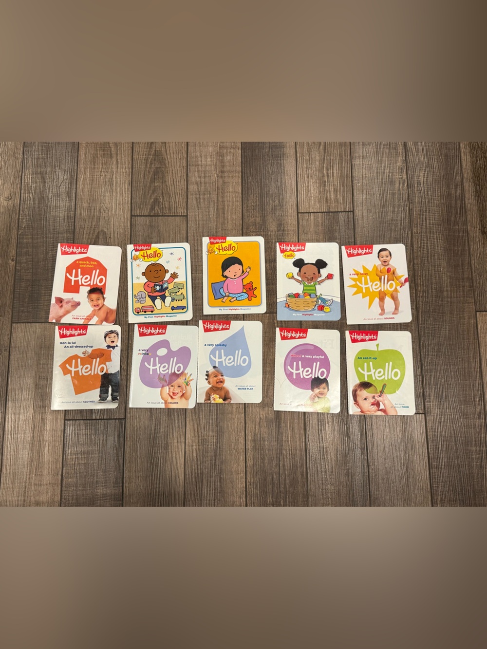 My First Highlights Magazine Hello Baby Toddler - Lot of 10 Wipeable